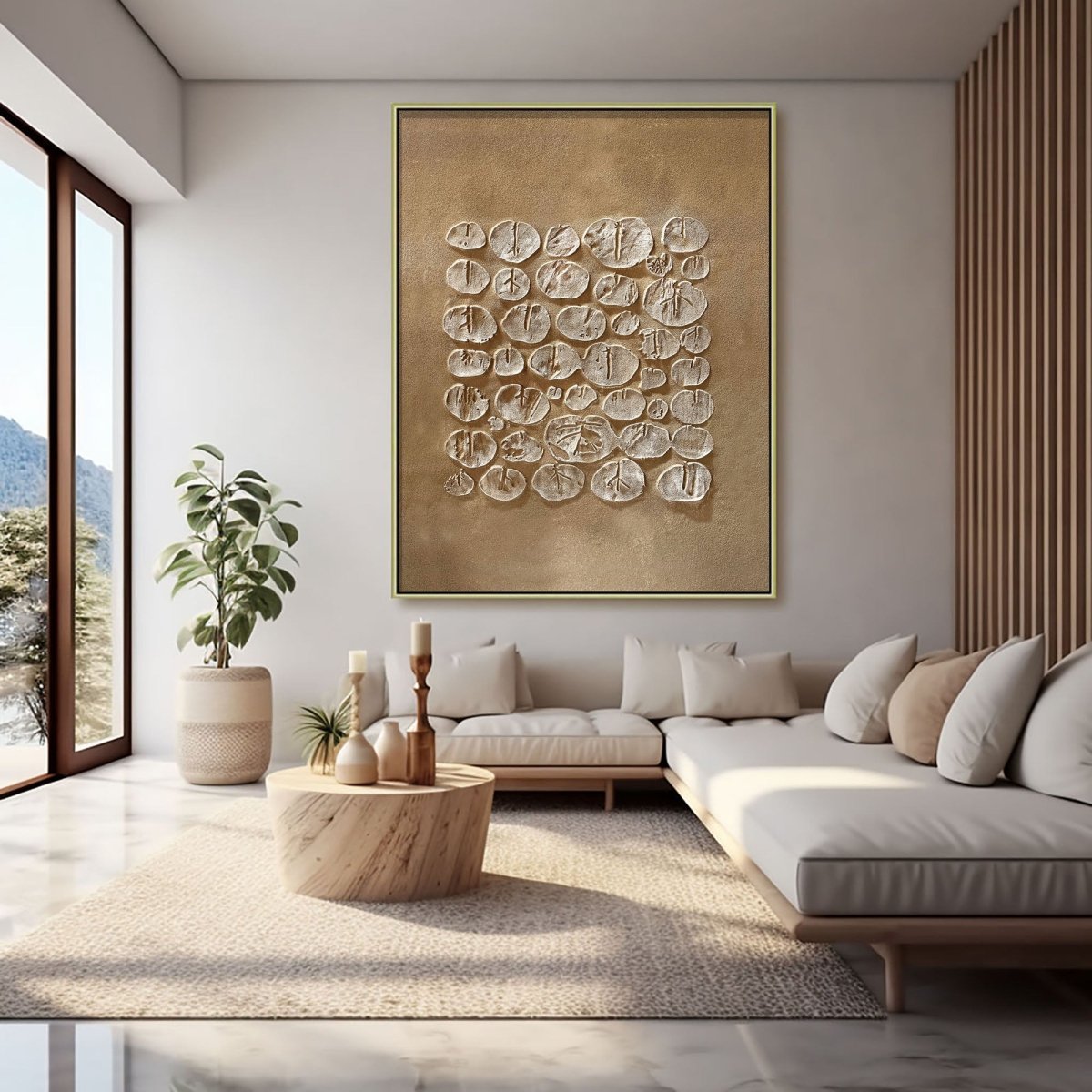 plaster art Texture Painting HBV240 - royalbrushart