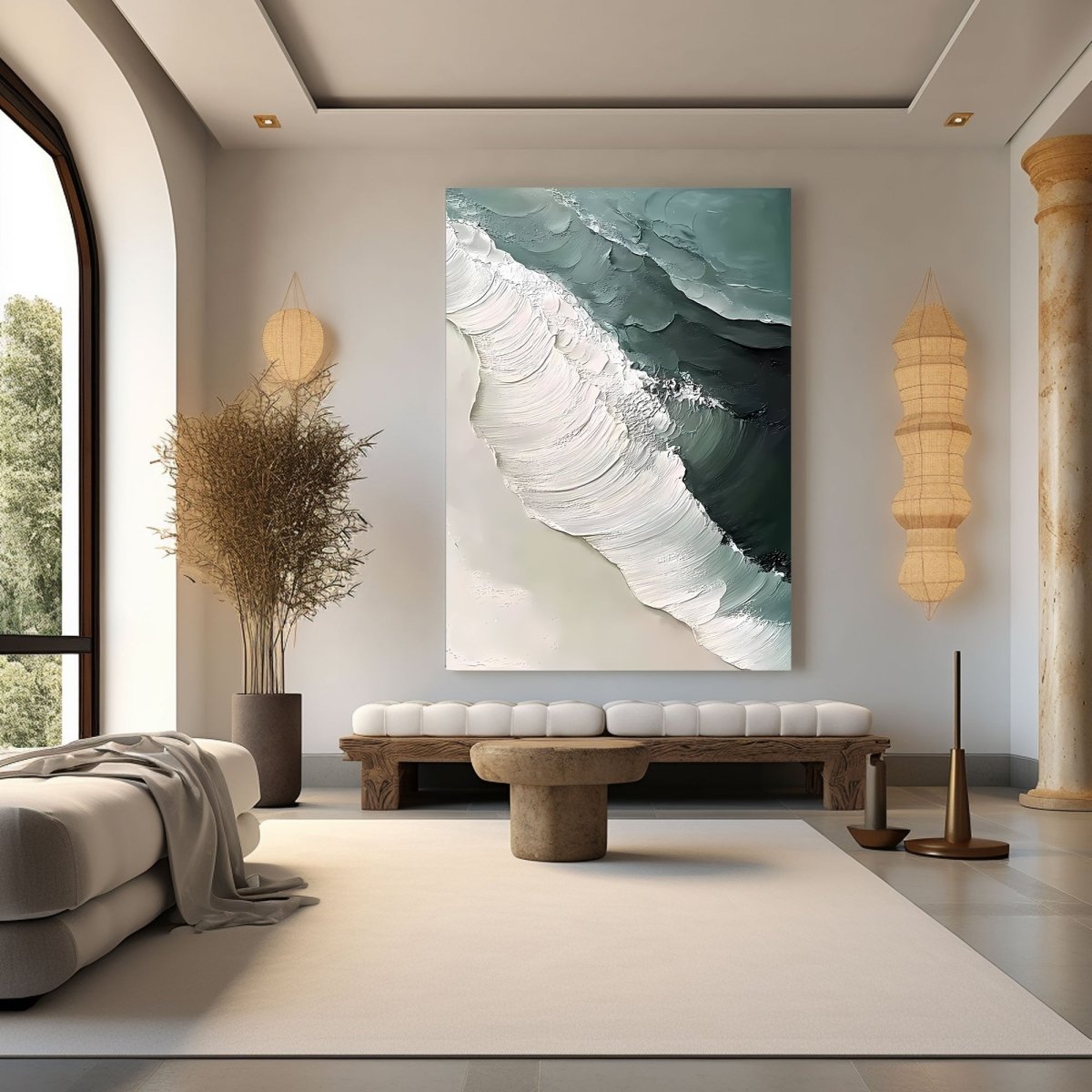 plaster art Texture Painting RAB366 - royalbrushart