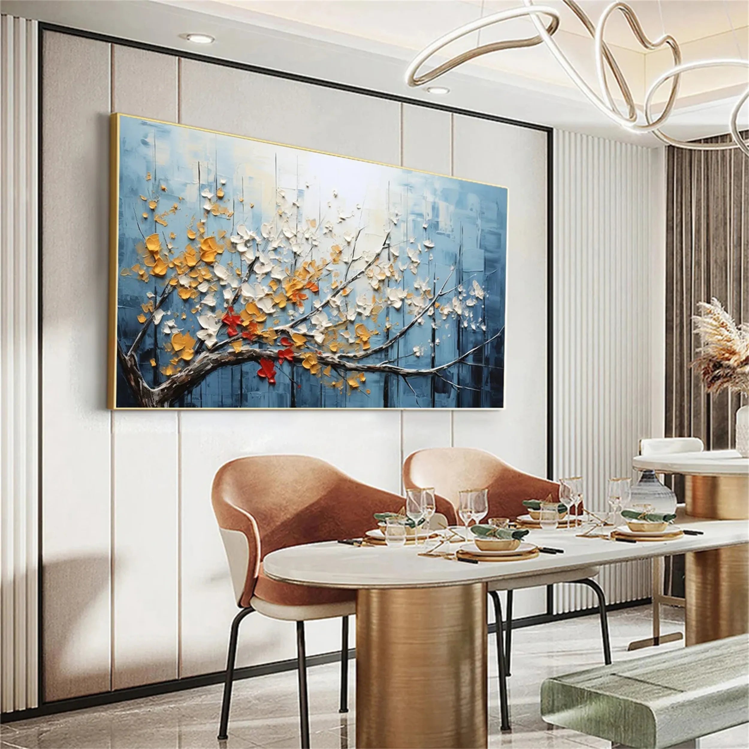 plaster art texture Painting RAB005 - royalbrushart