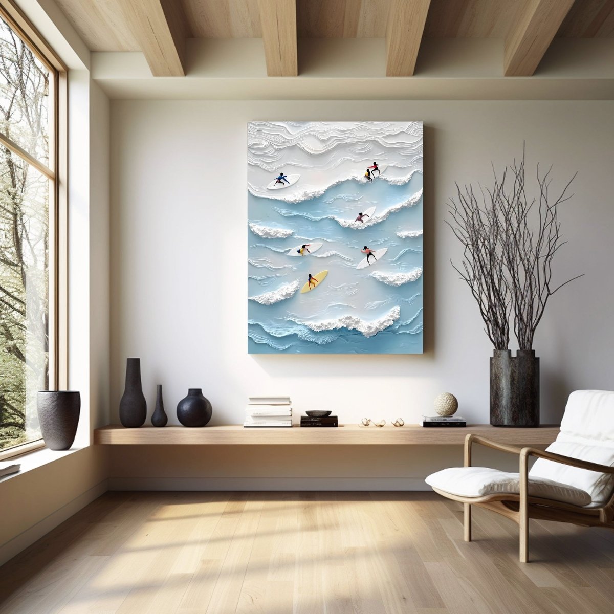 Plaster Art Texture Painting RAB663 - royalbrushart