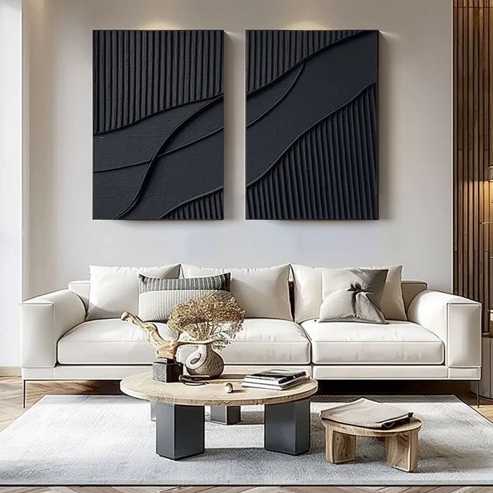 Abstract Painting Set Of 2 RAB654 - royalbrushart