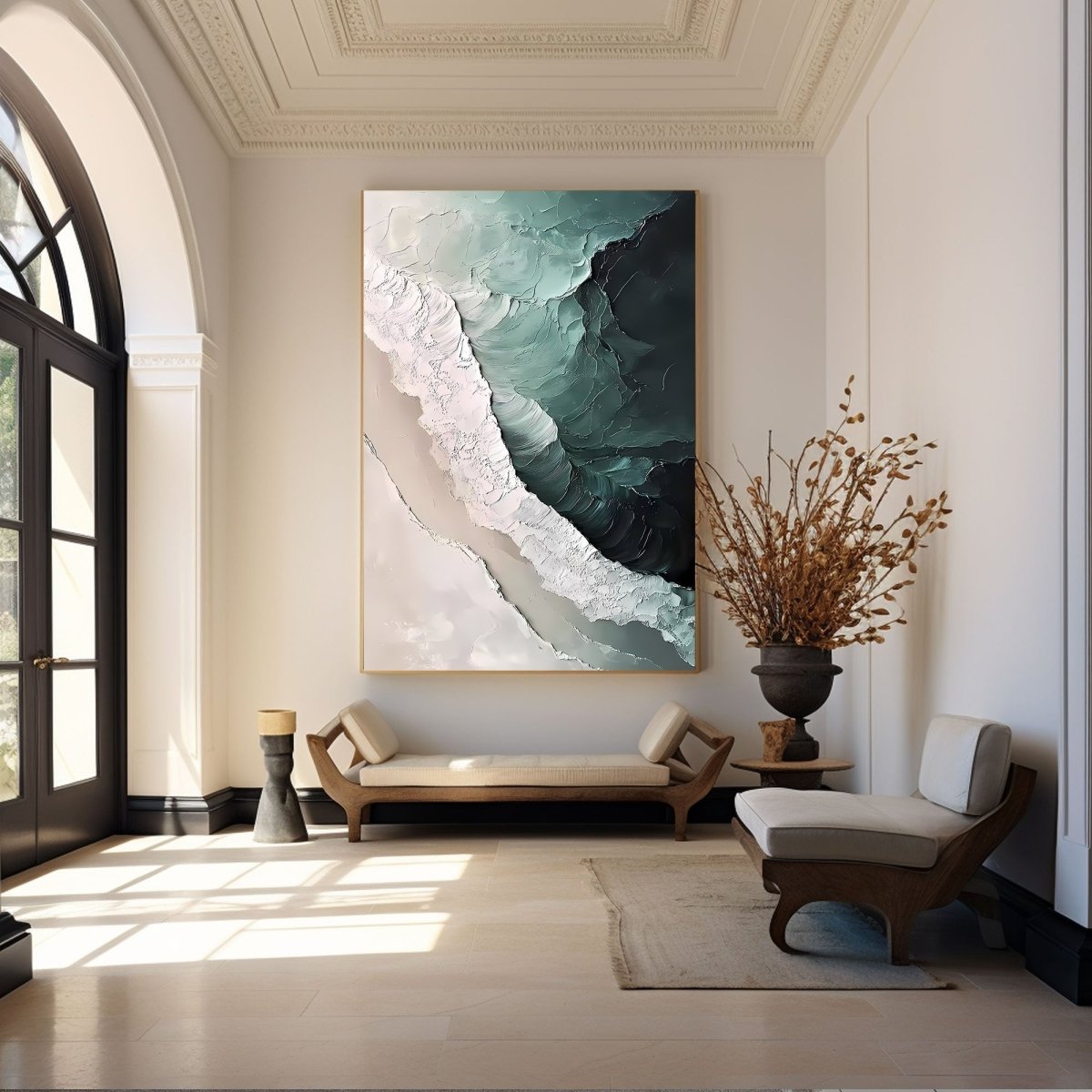 plaster art Texture Painting RAB365 - royalbrushart