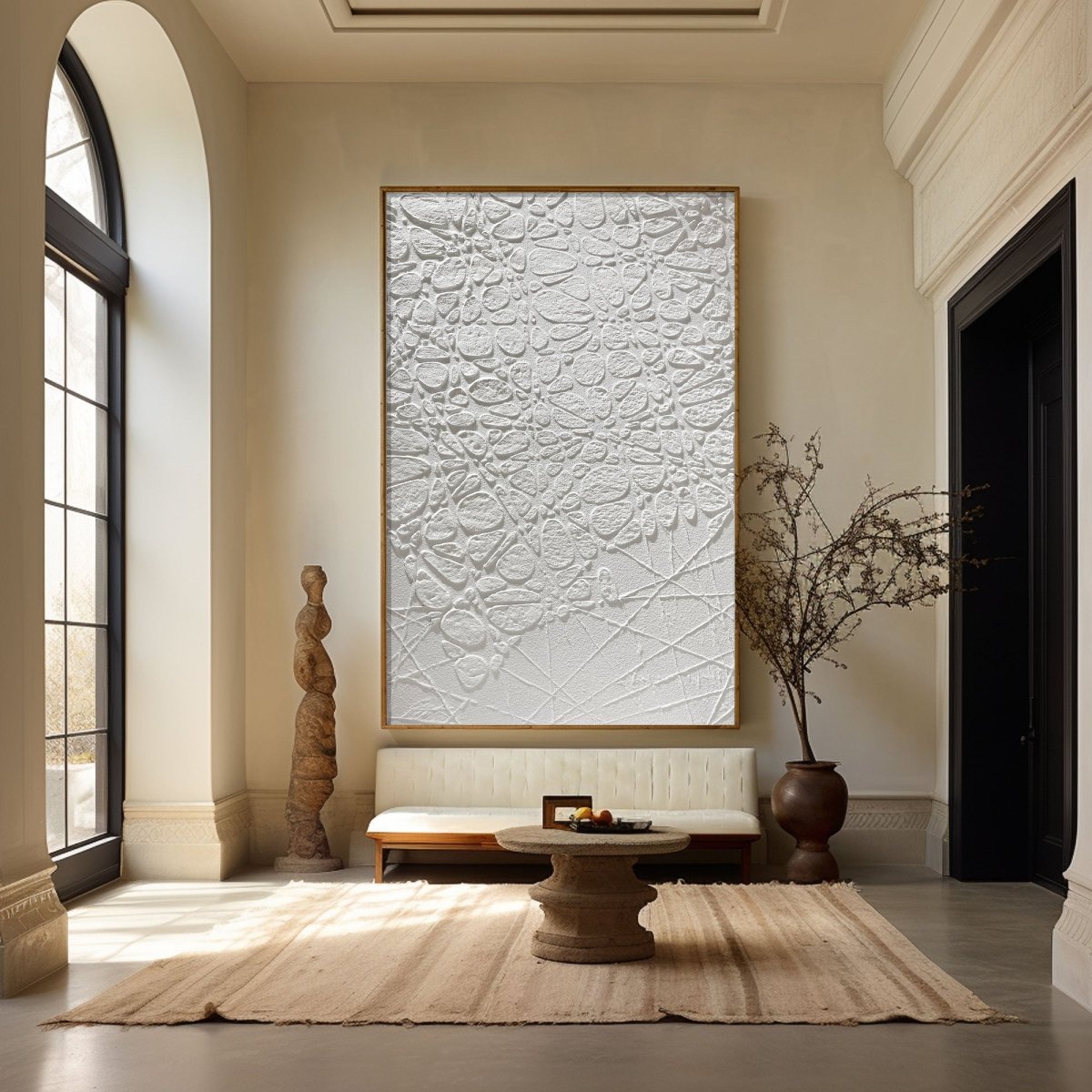Plaster Art Texture Painting HBV323 - royalbrushart