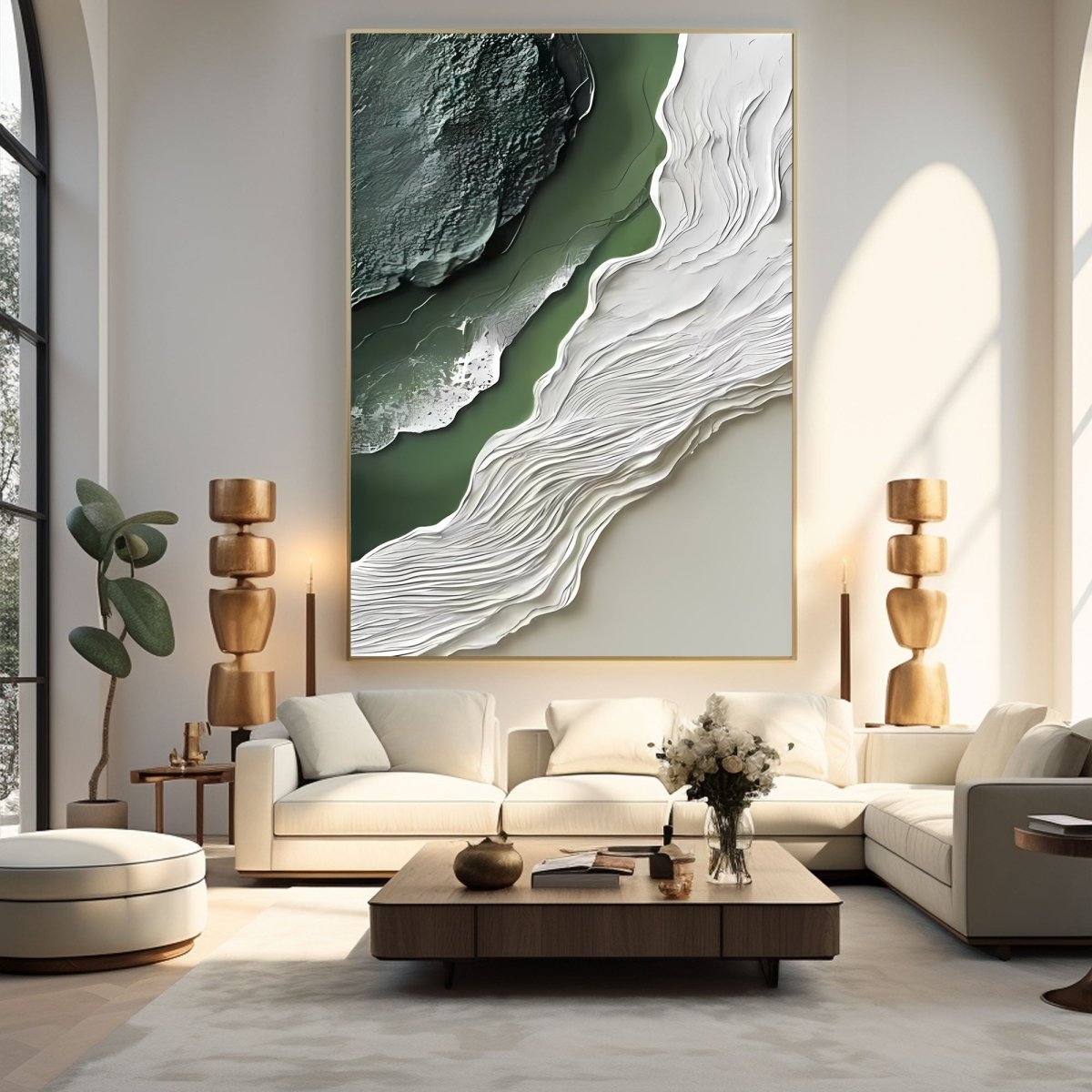 plaster art Texture Painting RAB361 - royalbrushart