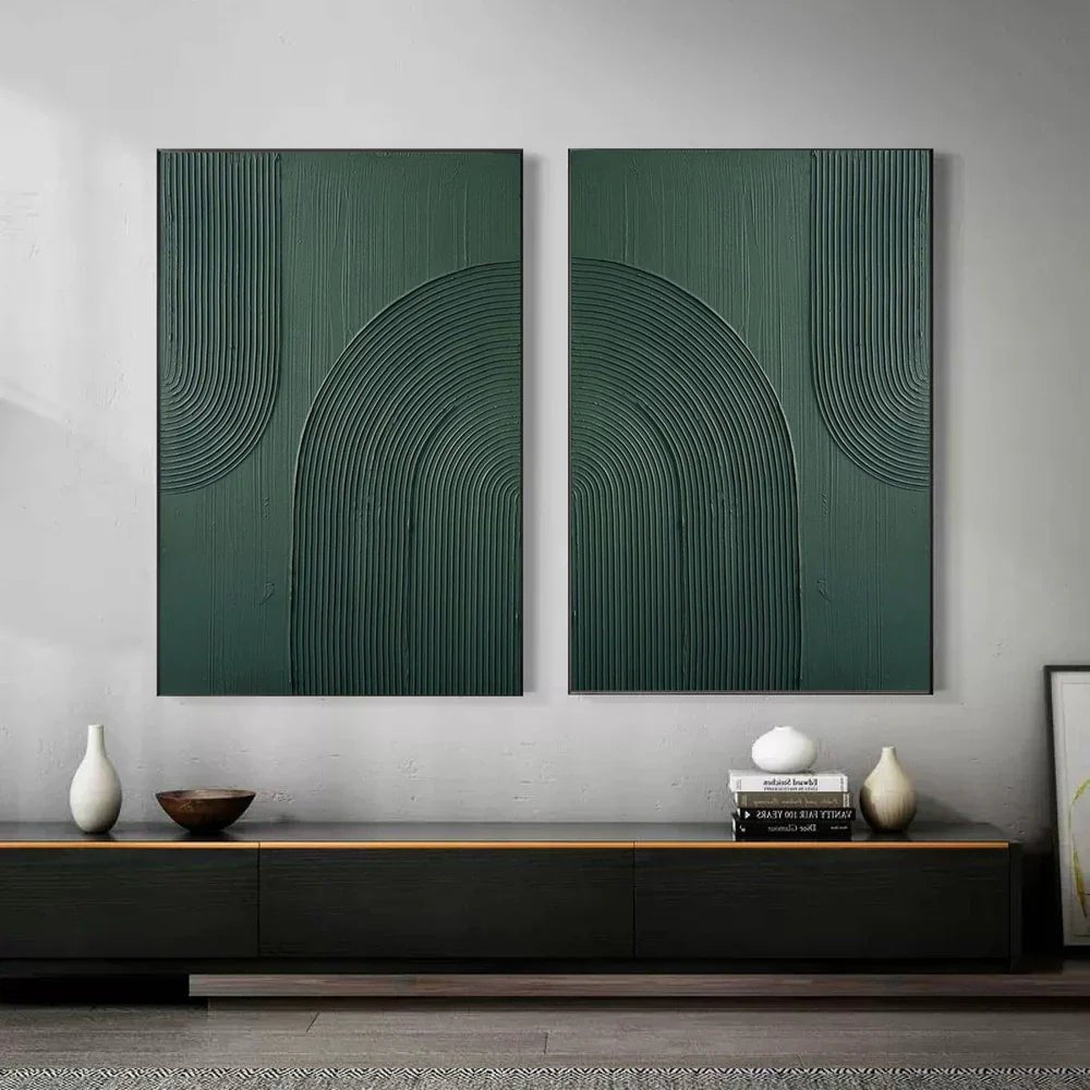 Abstract Painting Set Of 2 RAB643 - royalbrushart