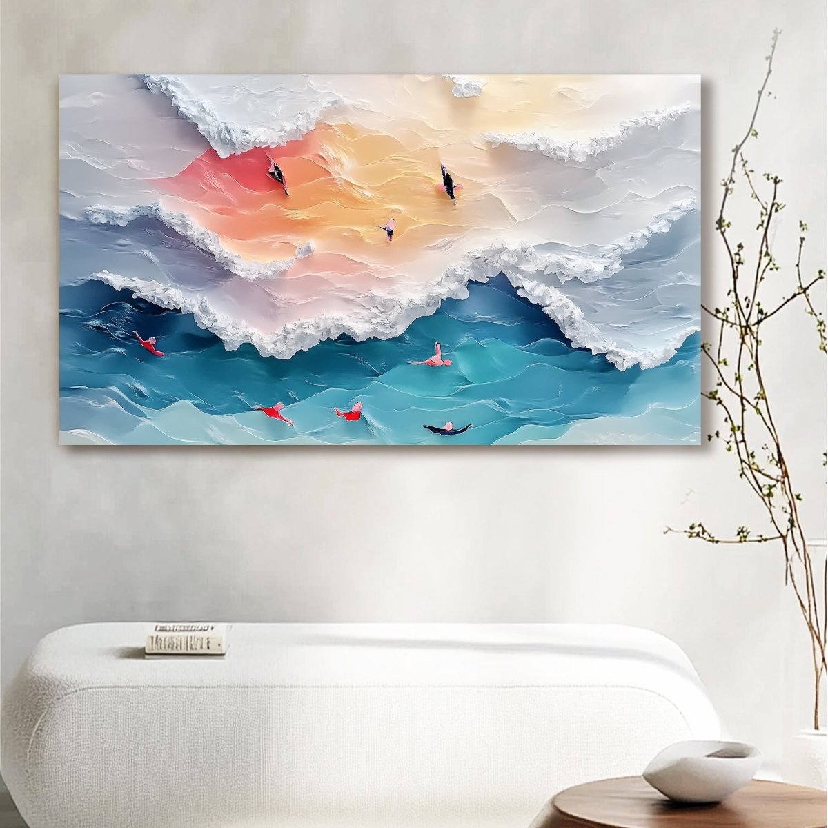 Plaster Art Texture Painting RAB684 - royalbrushart