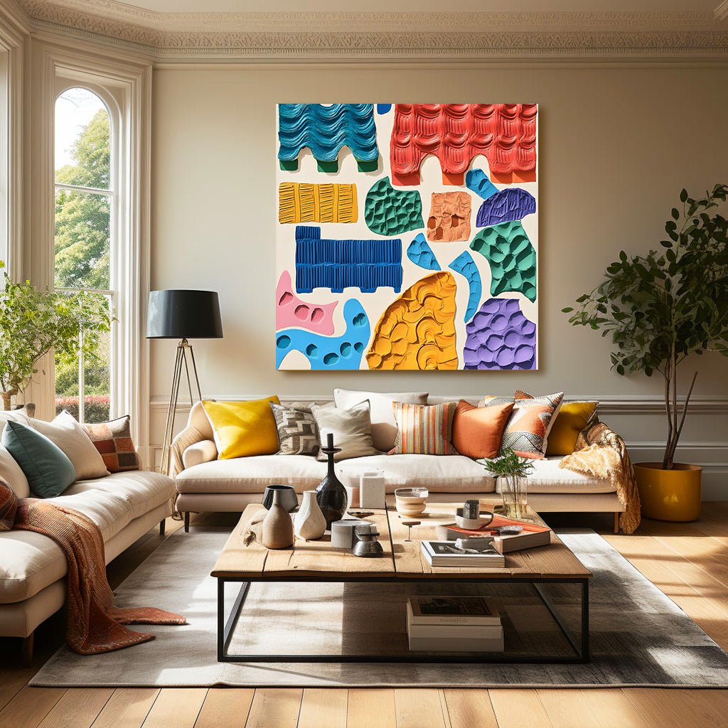 Colorful Wall Painting RAB570 - royalbrushart