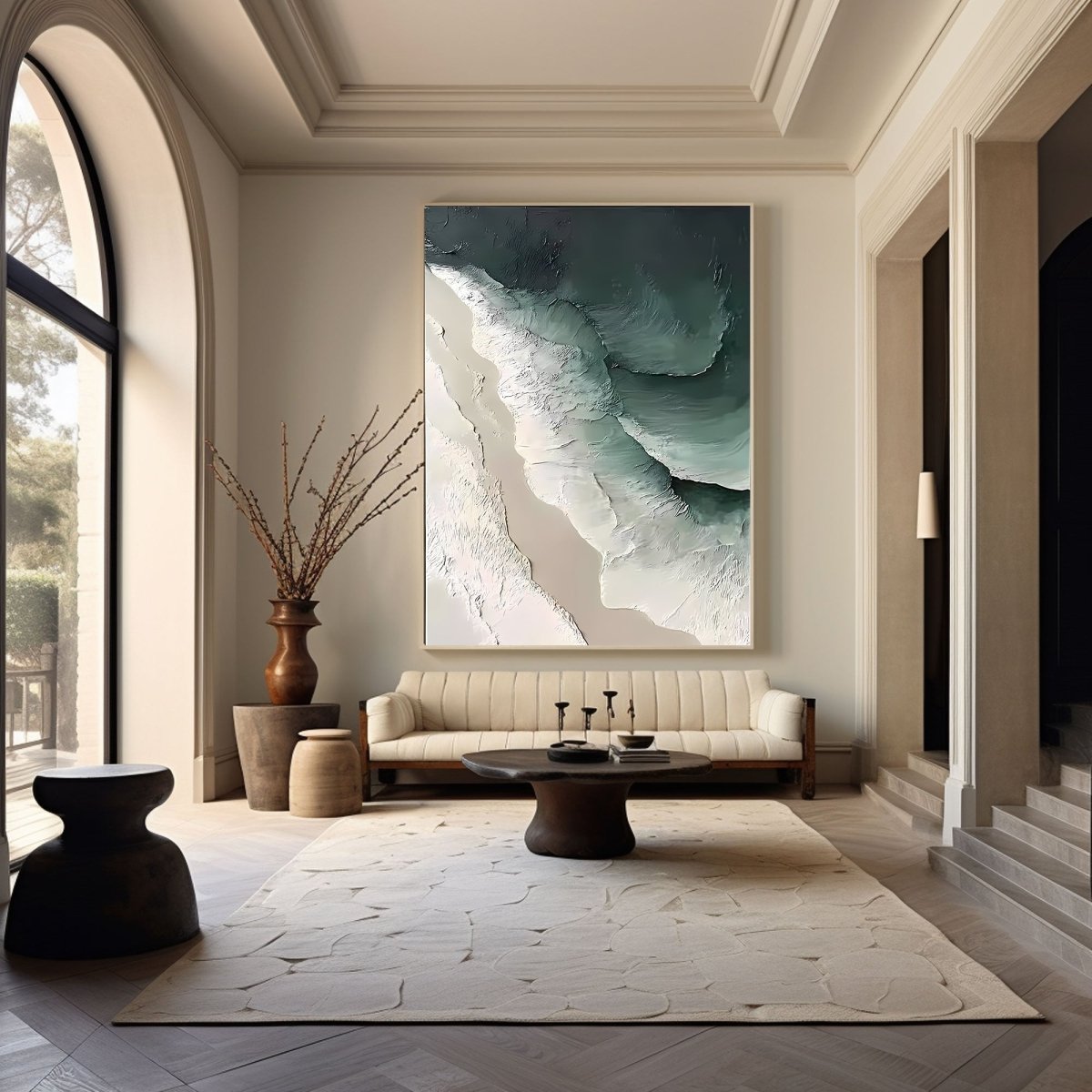 plaster art Texture Painting RAB367 - royalbrushart