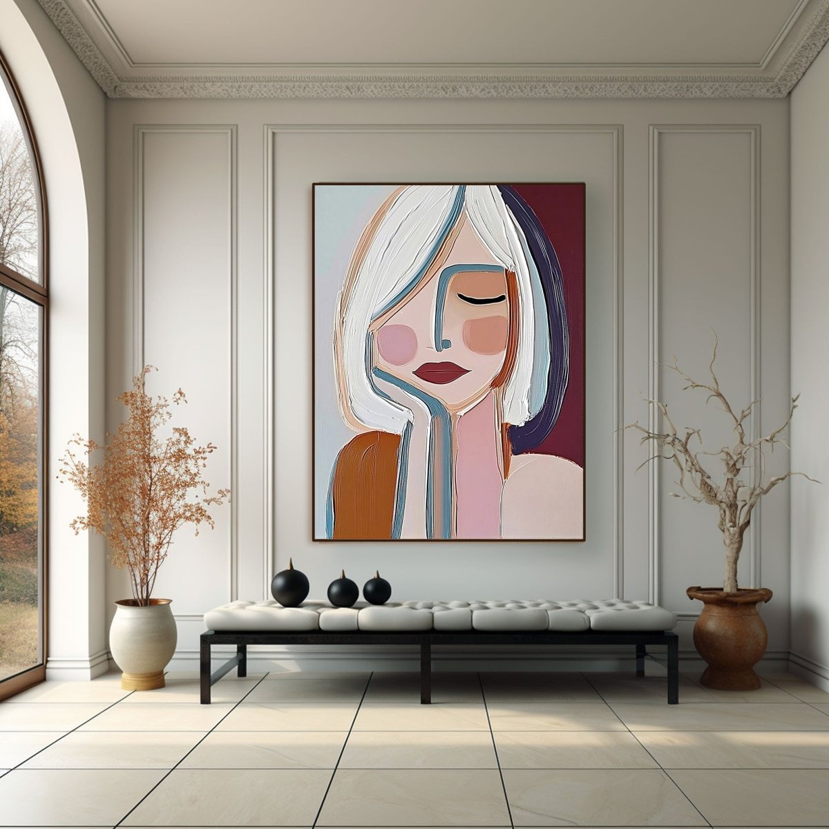 Plaster Art Texture Painting BV258 - royalbrushart