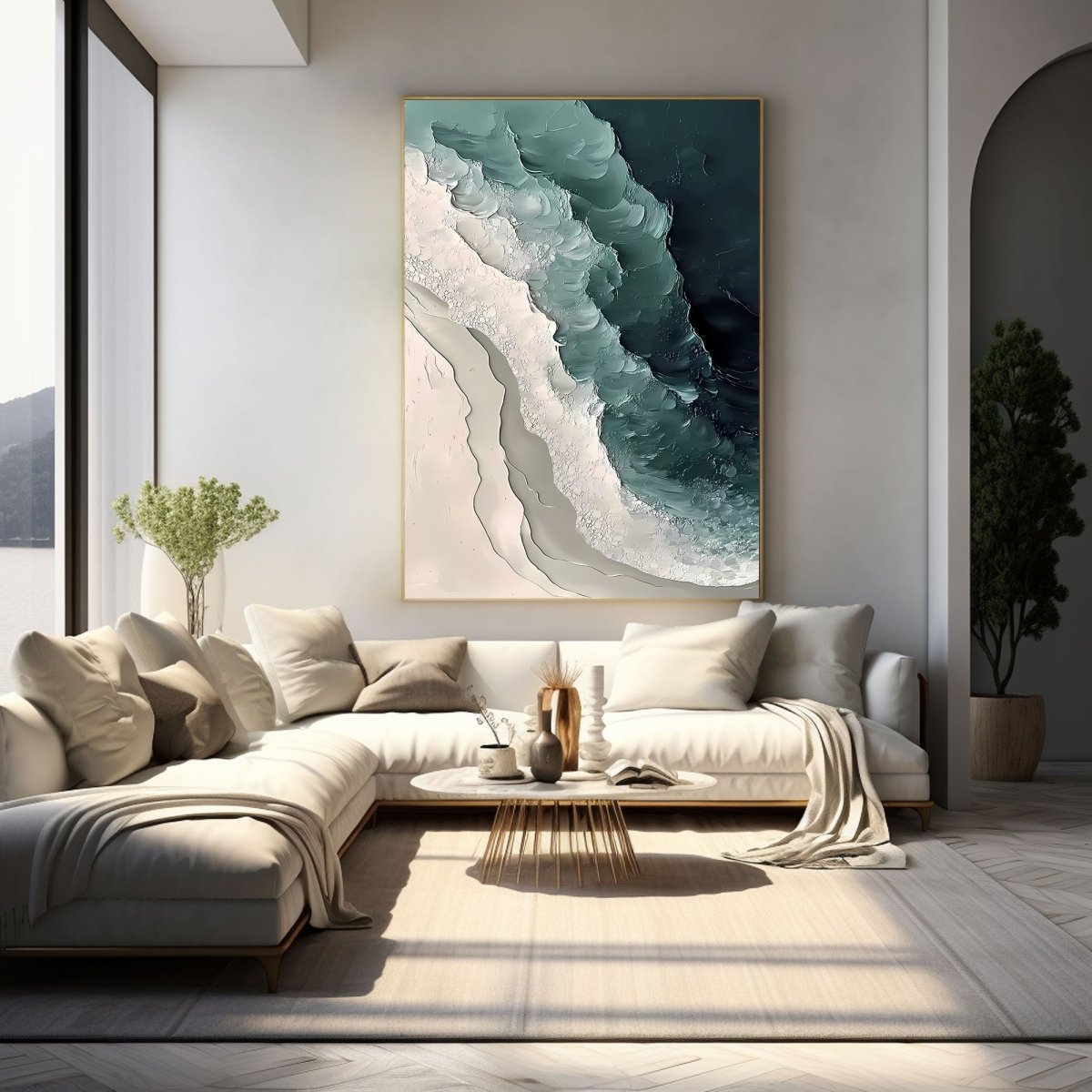 plaster art Texture Painting RAB364 - royalbrushart