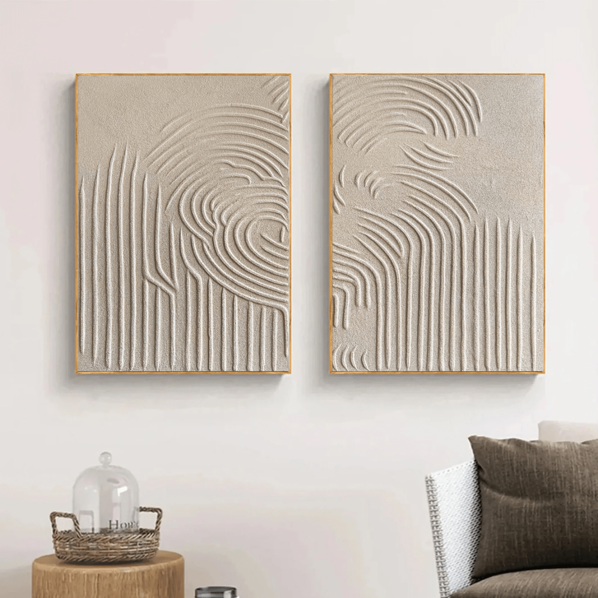 abstract Painting Set of 2 RAB010 - royalbrushart