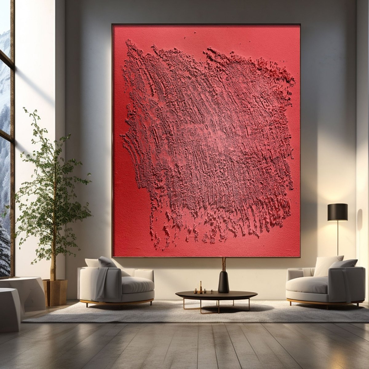 Plaster Art texture painting HBV134 - royalbrushart