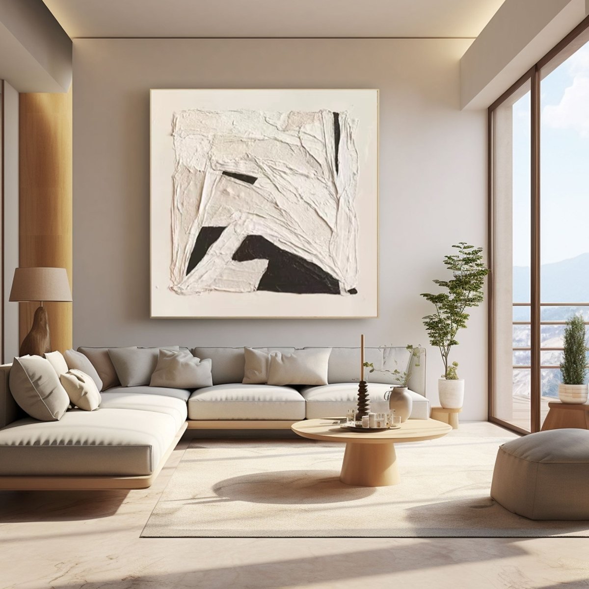 Contemporary Minimalist Art RAB376 - royalbrushart