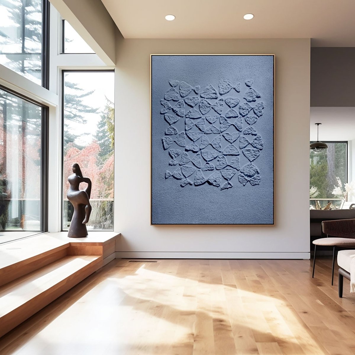 Plaster Art Texture Painting HBV197 - royalbrushart