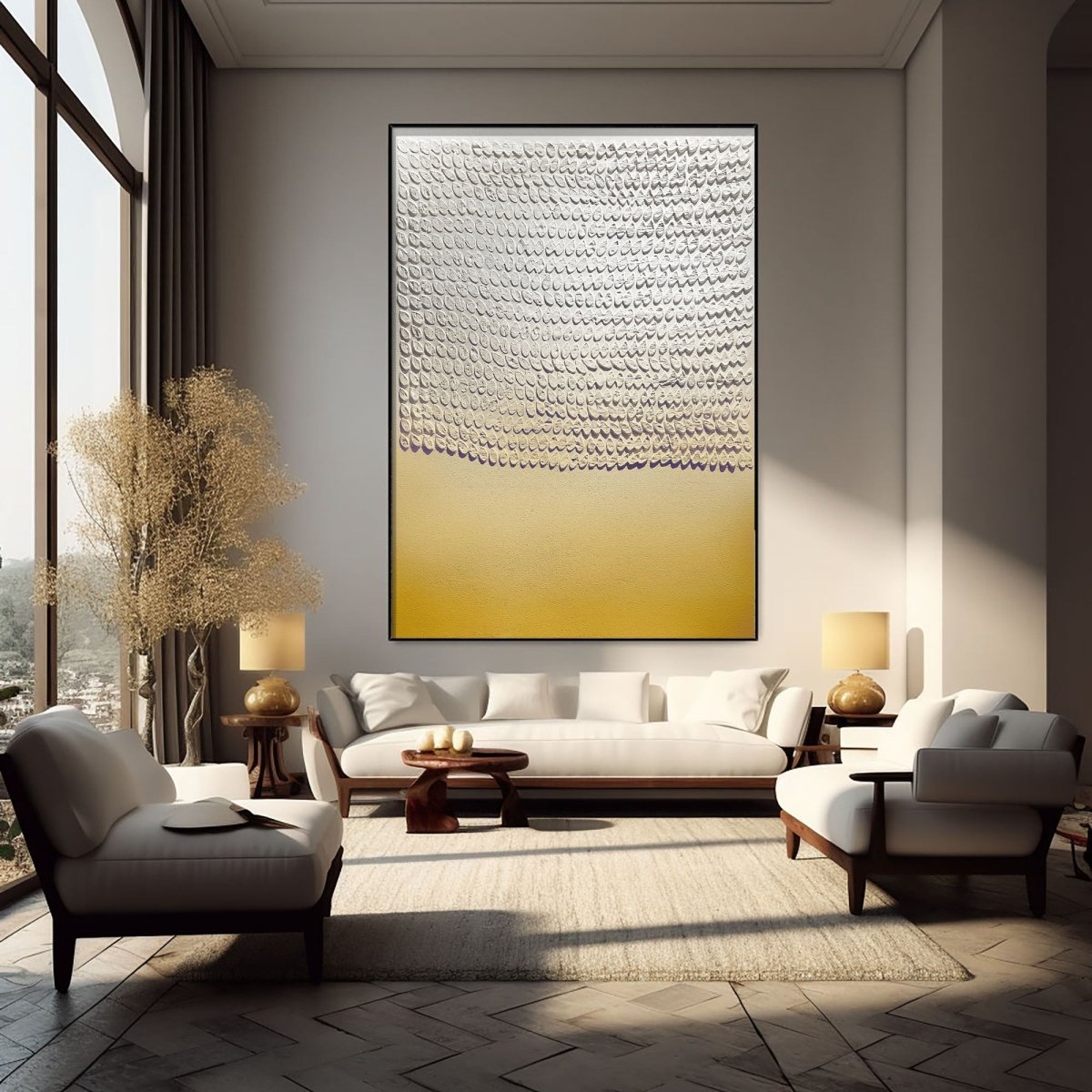 plaster art texture painting HBV222 - royalbrushart
