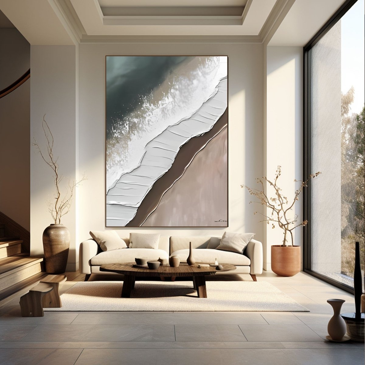 plaster art Texture Painting RAB362 - royalbrushart
