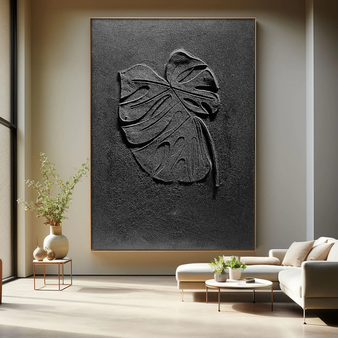 Plaster Art Texture Painting #HBV241