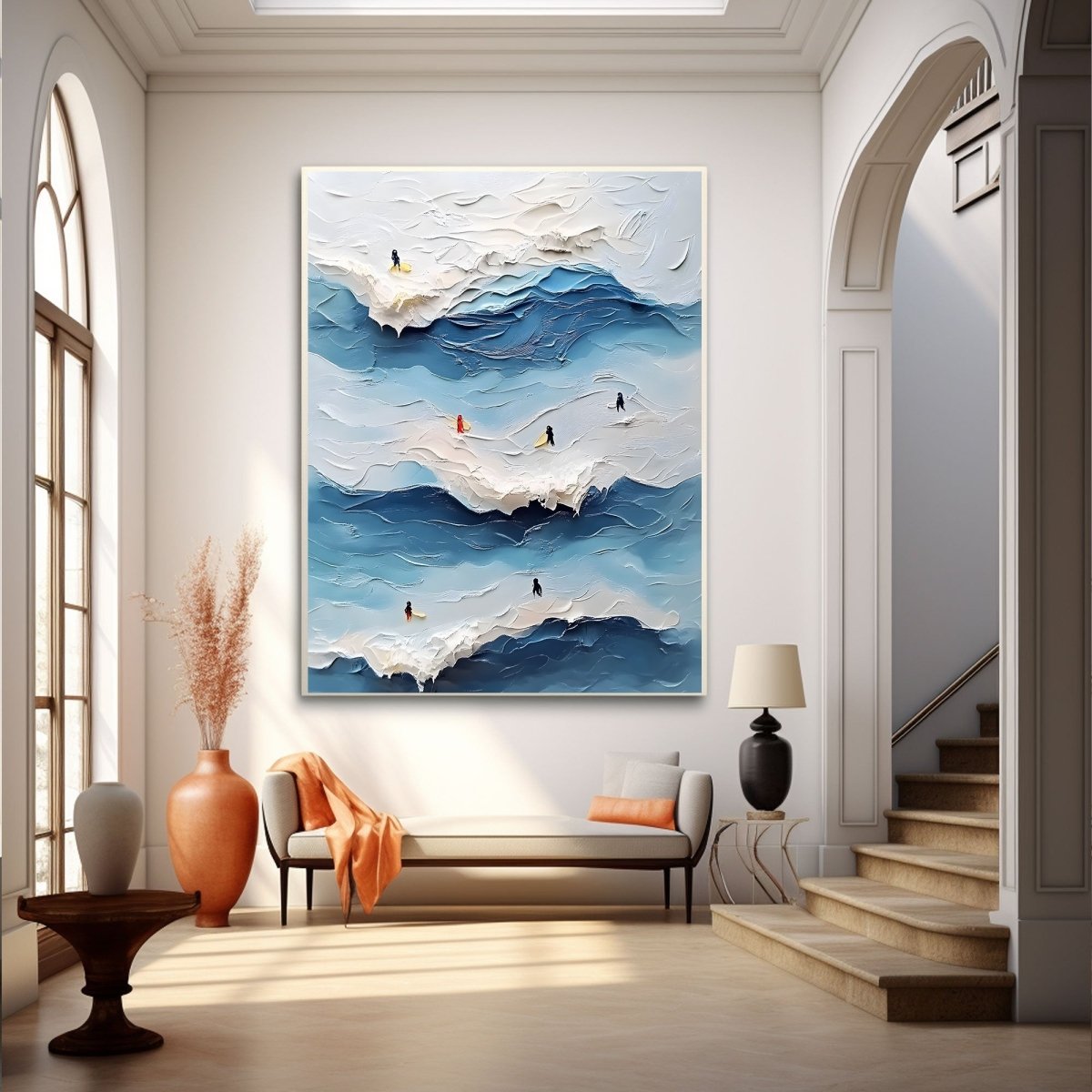 Plaster Art Texture Painting RAB664 - royalbrushart