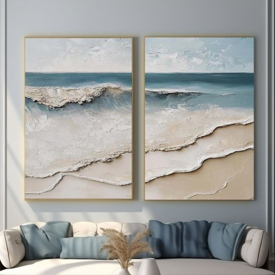 plaster art Texture Painting set of 3 RAB985 - royalbrushart