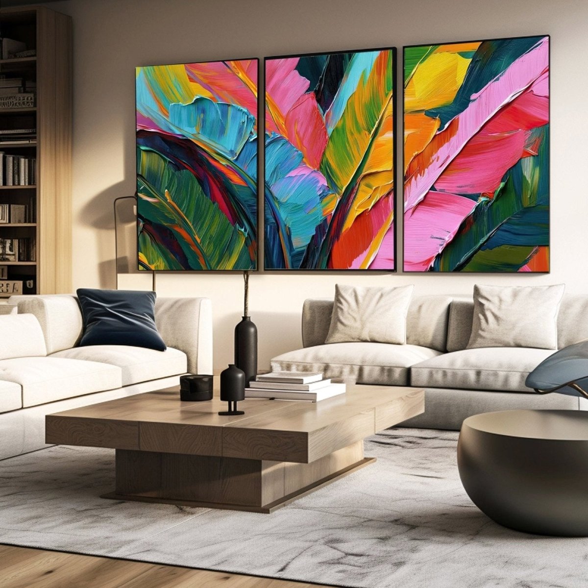 Colorful painting set of 3 RAB969 - royalbrushart