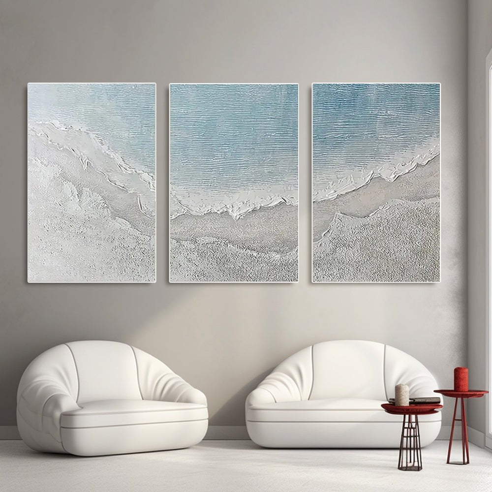 plaster art texture Painting set of 3 RAB980 - royalbrushart