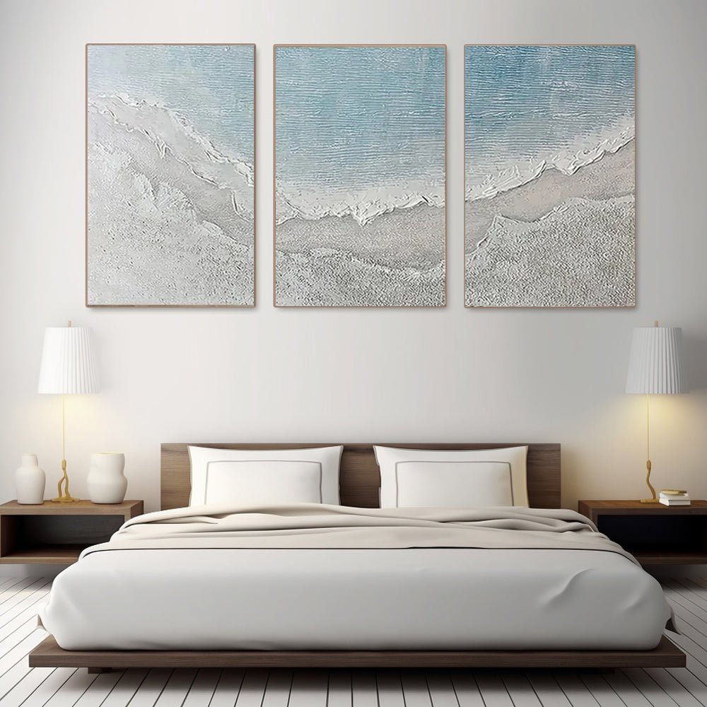 plaster art texture Painting set of 3 RAB980 - royalbrushart