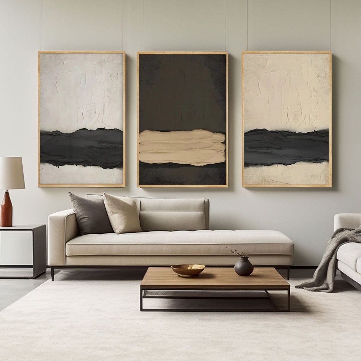 abstract Painting set of 3 RAB986 - royalbrushart