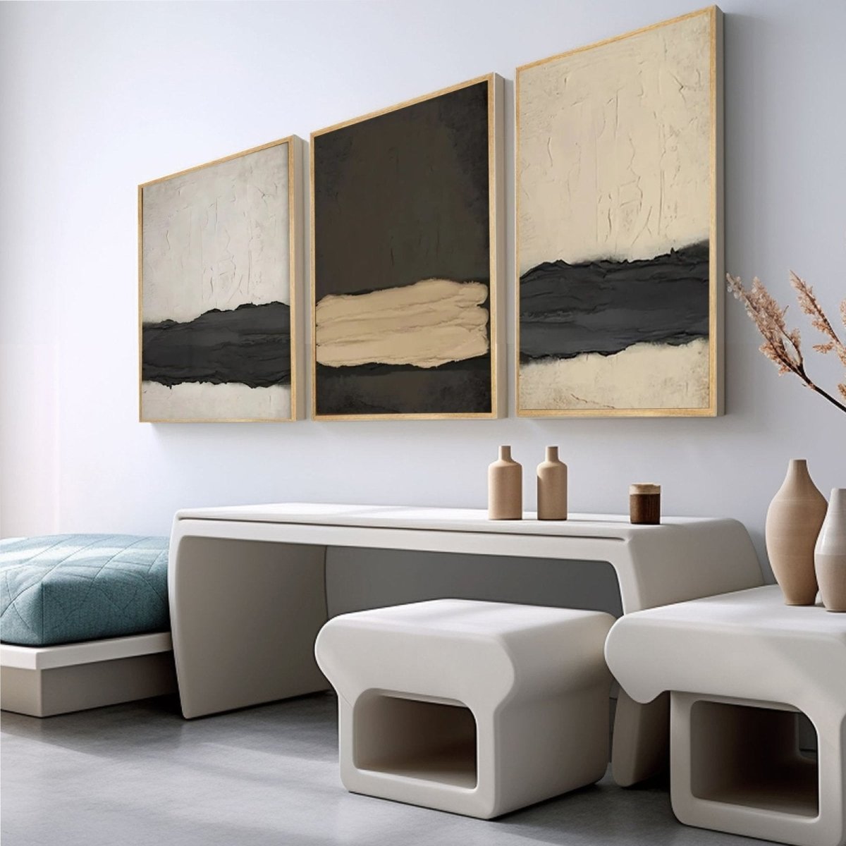 abstract Painting set of 3 RAB986 - royalbrushart