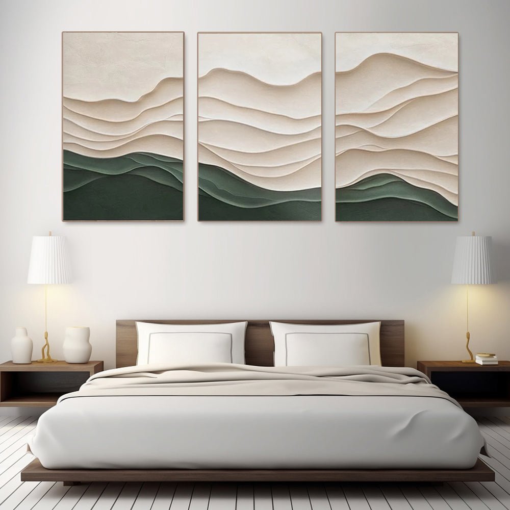 Plaster Art Texture Painting SET OF 3 RAB964 - royalbrushart