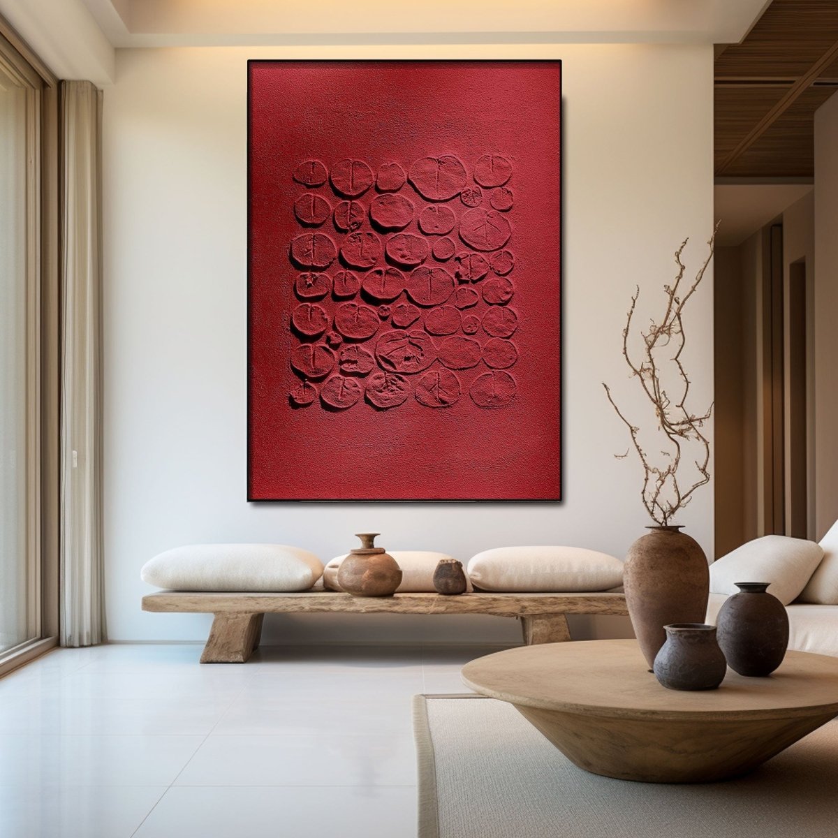 Plaster Art Texture Painting HBV332 - royalbrushart