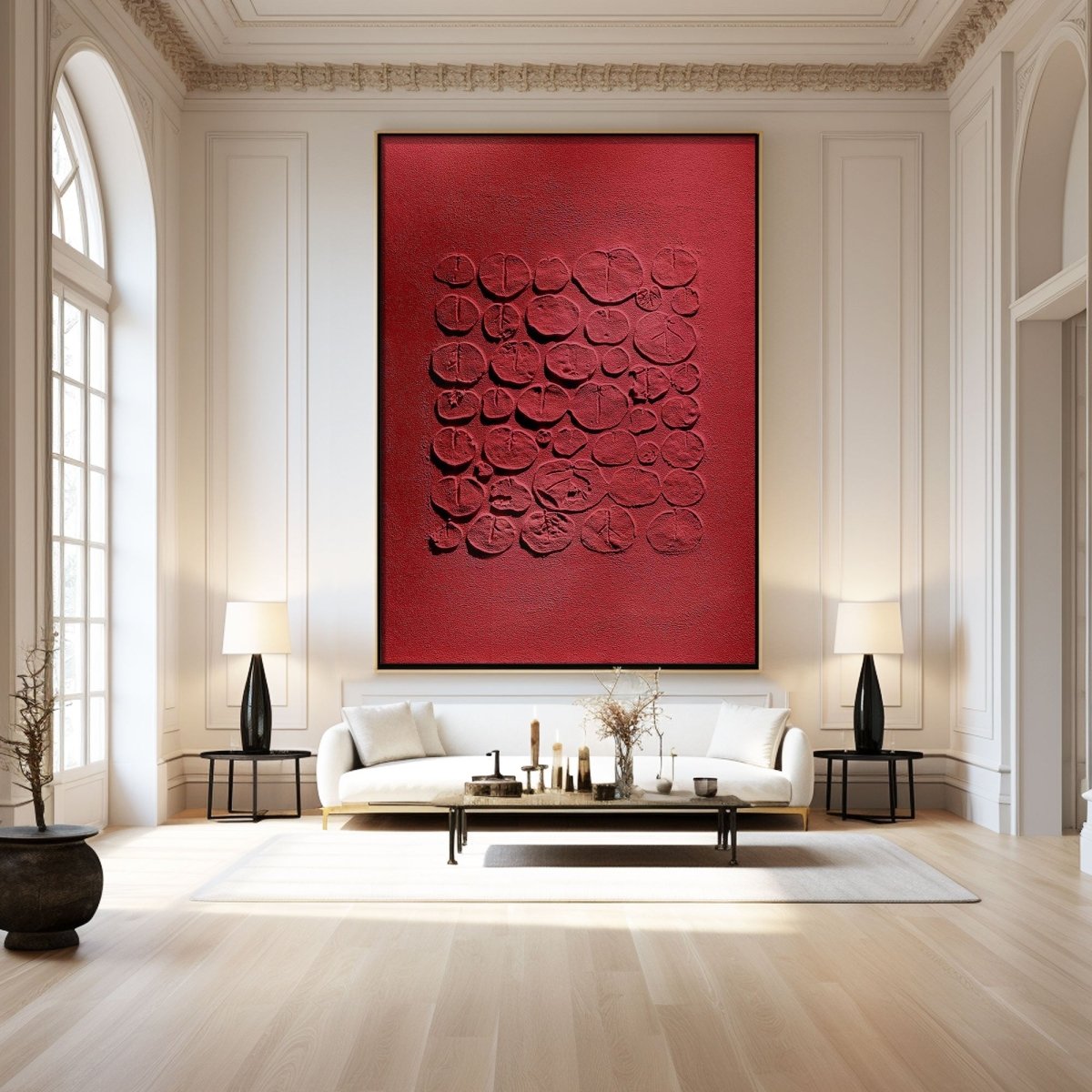 Plaster Art Texture Painting HBV332 - royalbrushart