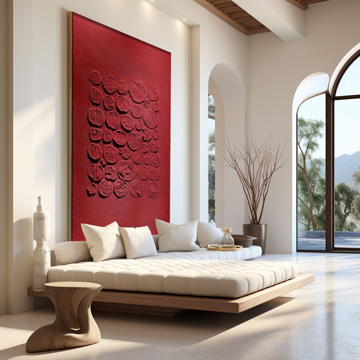 Plaster Art Texture Painting HBV332 - royalbrushart