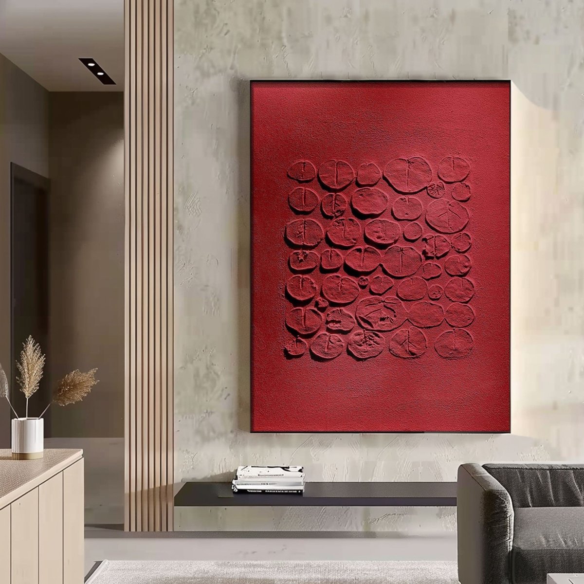 Plaster Art Texture Painting HBV332 - royalbrushart
