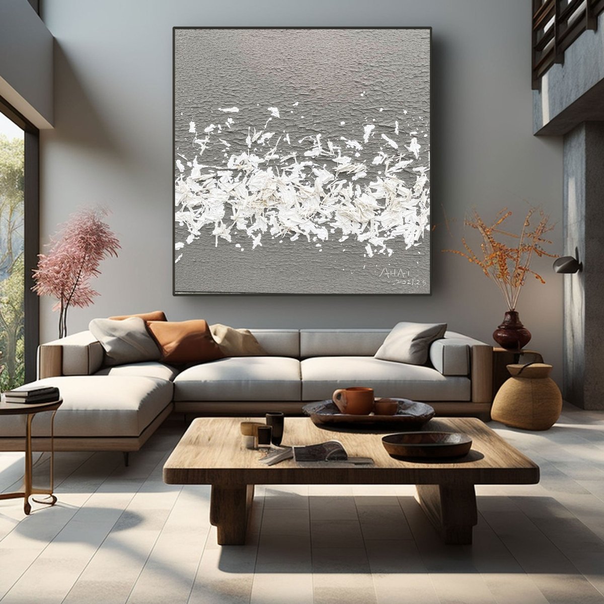 Plaster Art Textured Painting RAB613 - royalbrushart