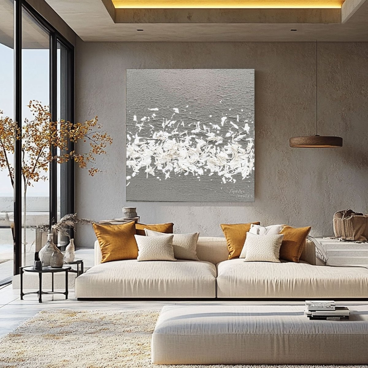 Plaster Art Textured Painting RAB613 - royalbrushart