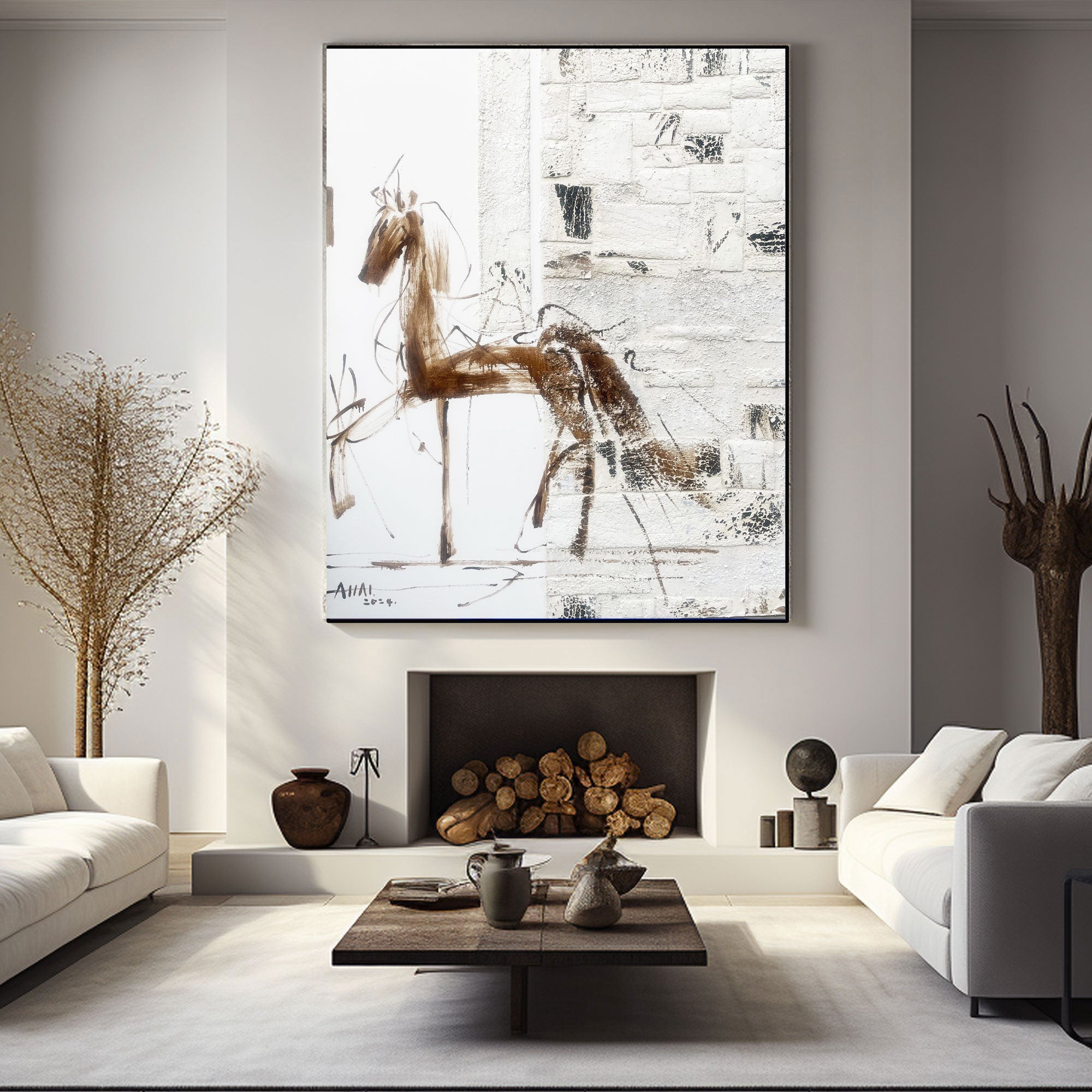 Contemporary Horse Art #LBV426