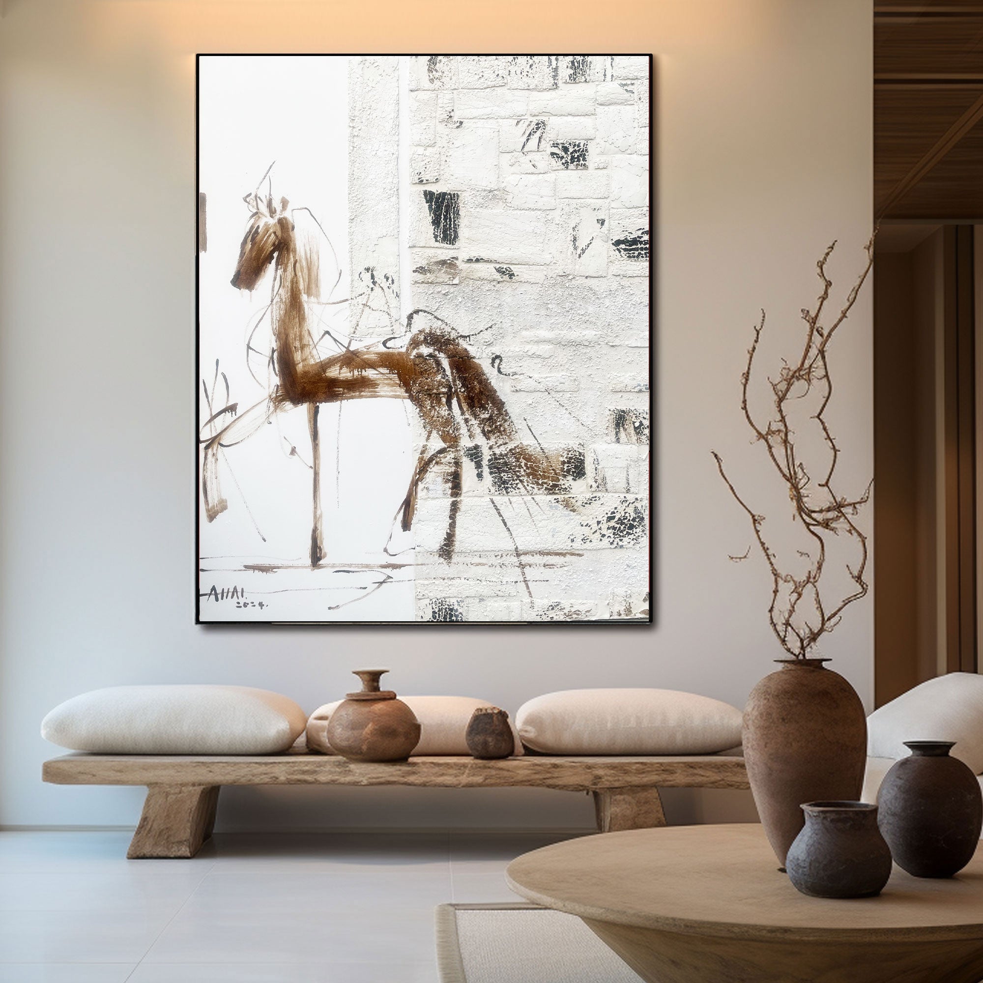 Contemporary Horse Art #LBV426