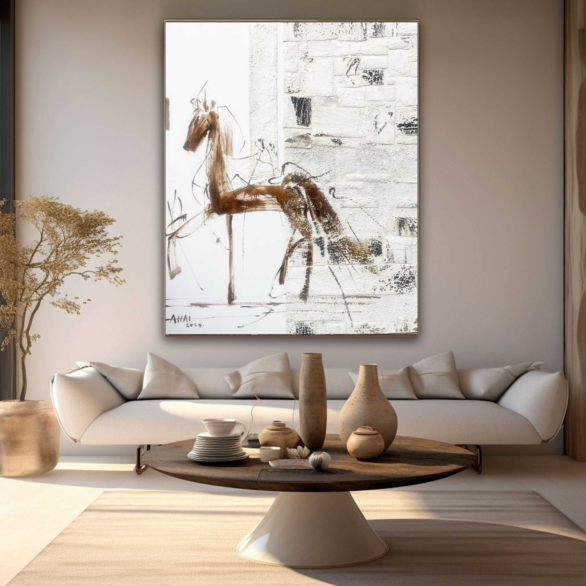 Contemporary Horse Art #LBV426