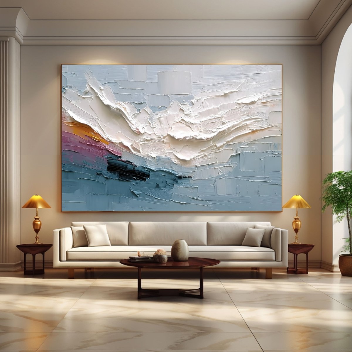 plaster art Texture Painting RAB436 - royalbrushart
