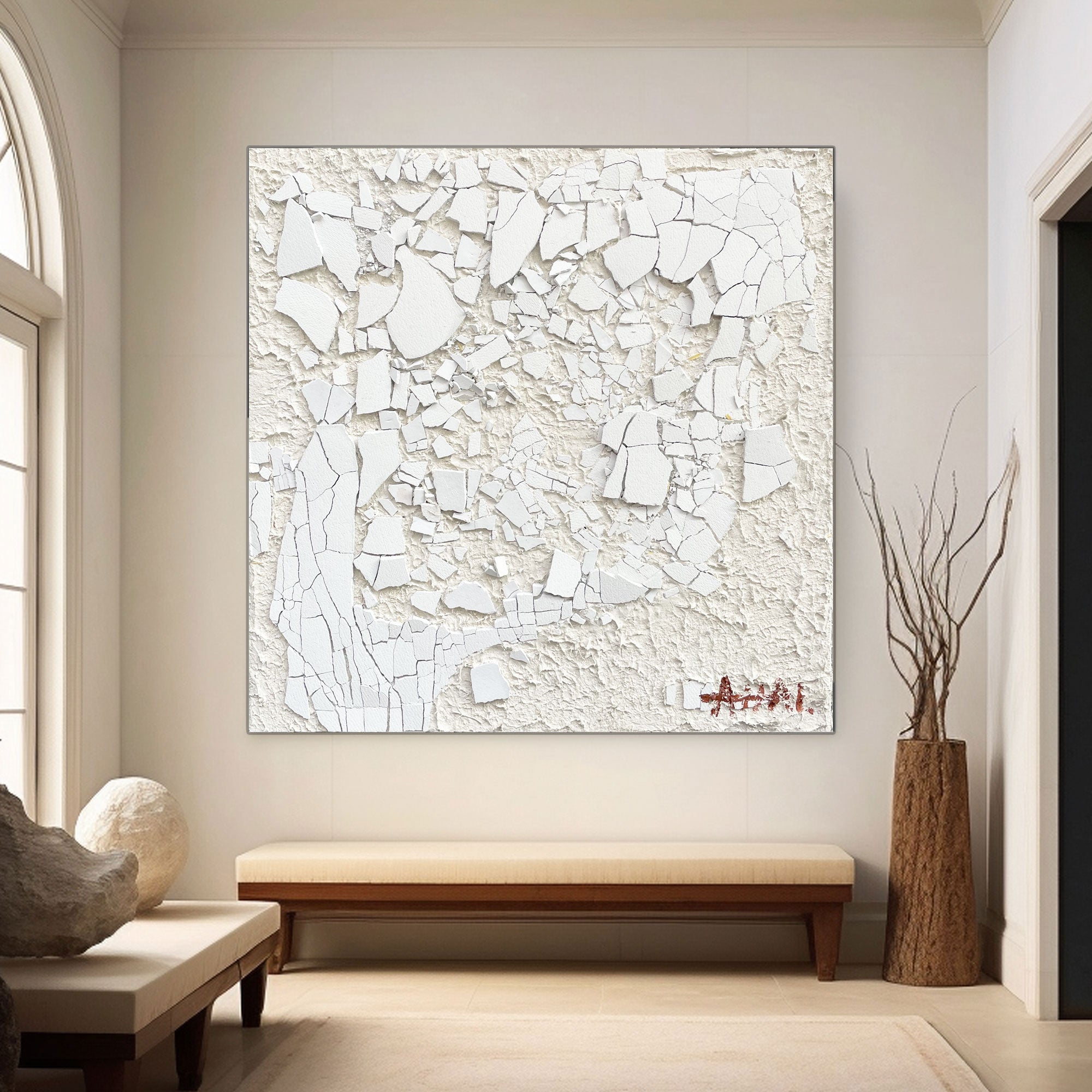 Plaster Art Texture Painting #LBV423