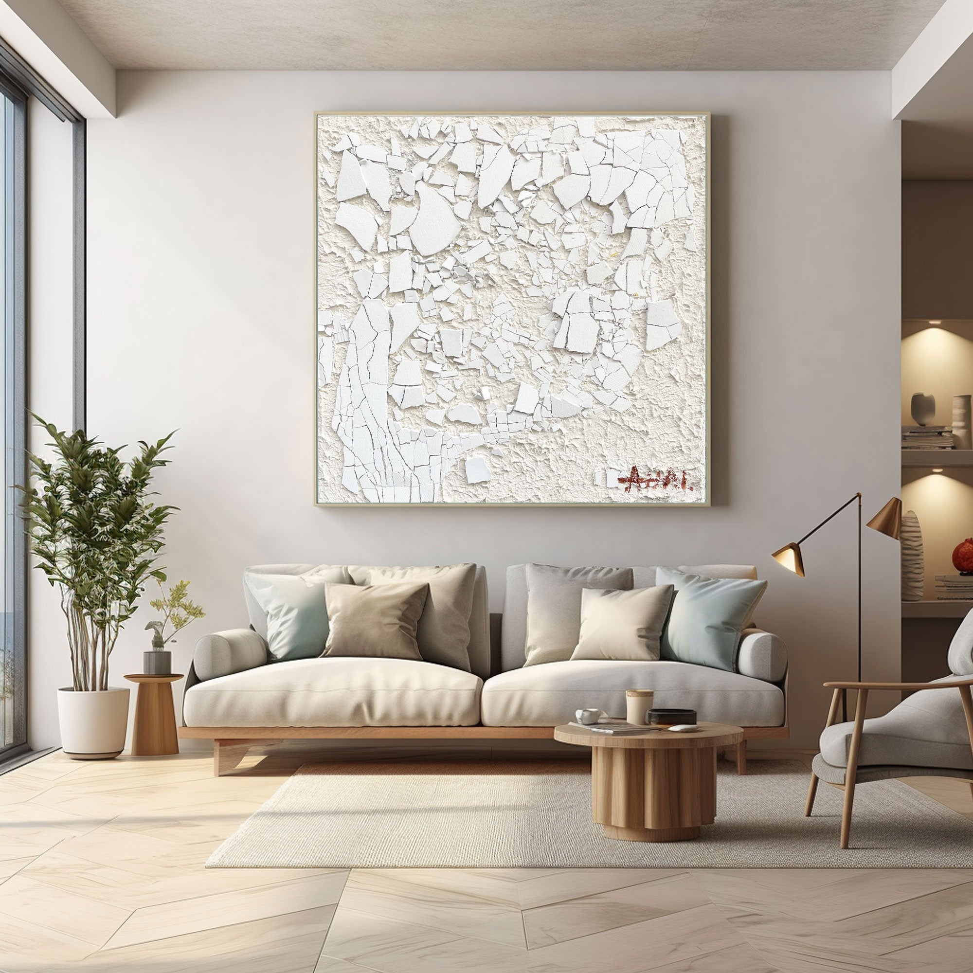 Plaster Art Texture Painting #LBV423