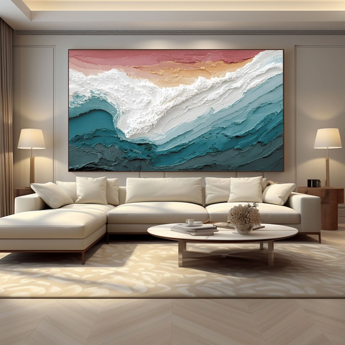 Plaster Art Texture Painting RAB438 - royalbrushart