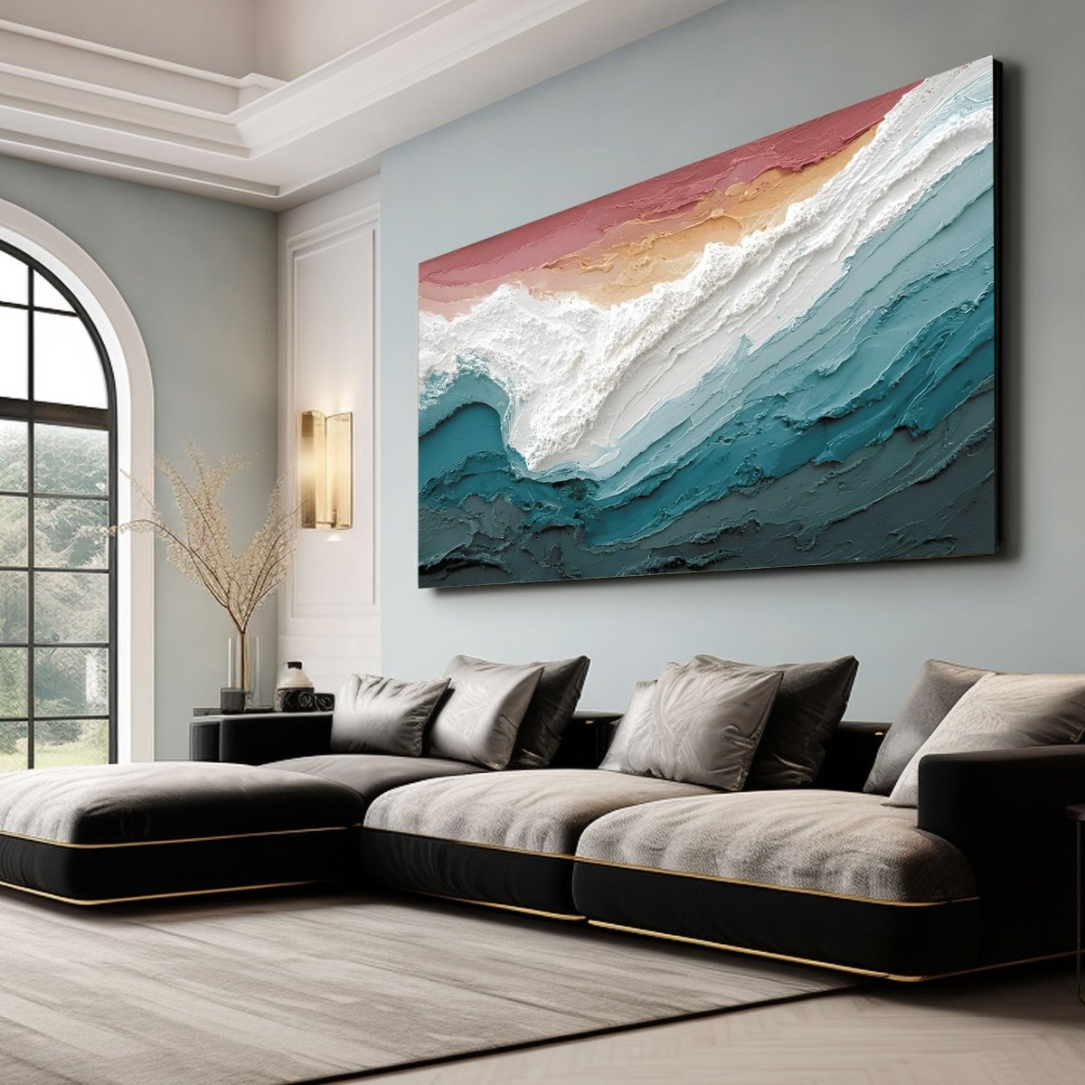 Plaster Art Texture Painting RAB438 - royalbrushart