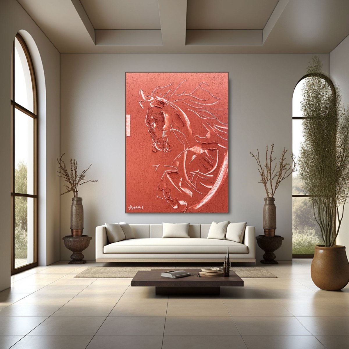 Minimalist Painting RAB537 - royalbrushart