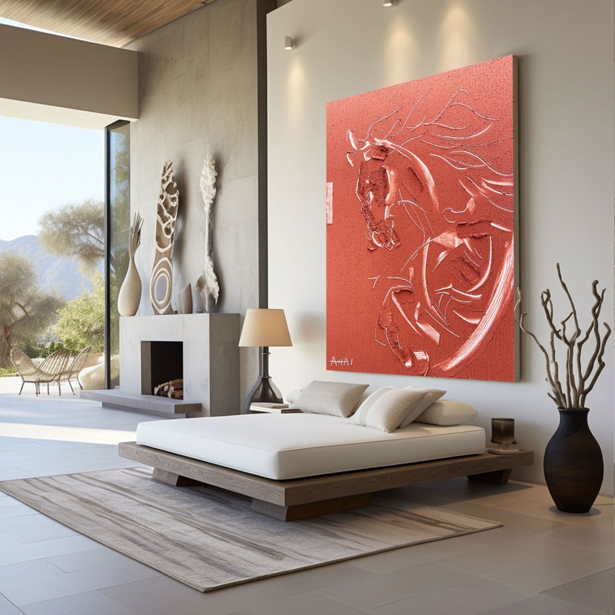 Minimalist Painting RAB537 - royalbrushart