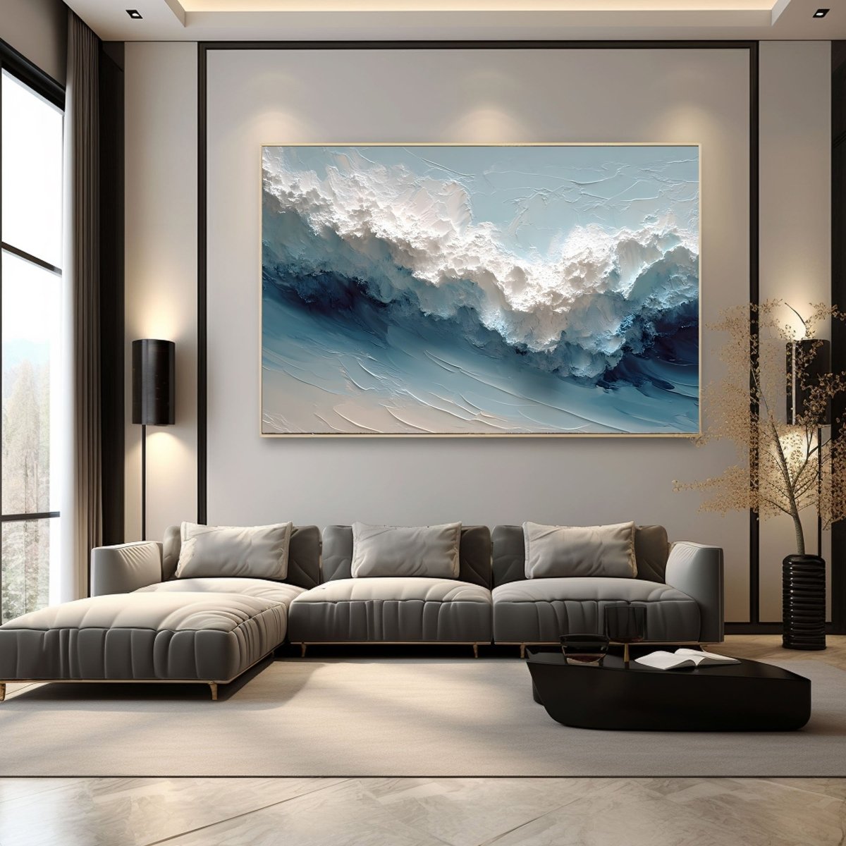 plaster art Texture Painting RAB439 - royalbrushart