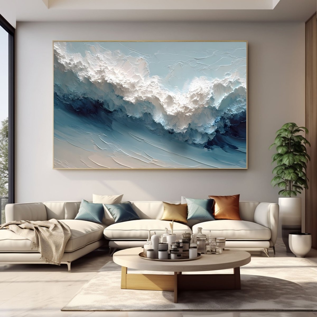 plaster art Texture Painting RAB439 - royalbrushart