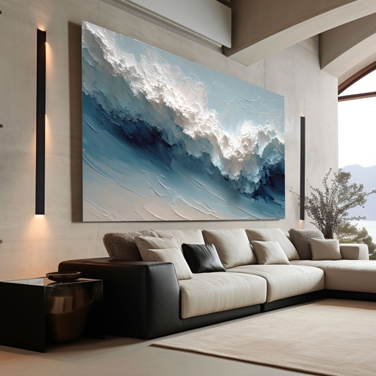 plaster art Texture Painting RAB439 - royalbrushart