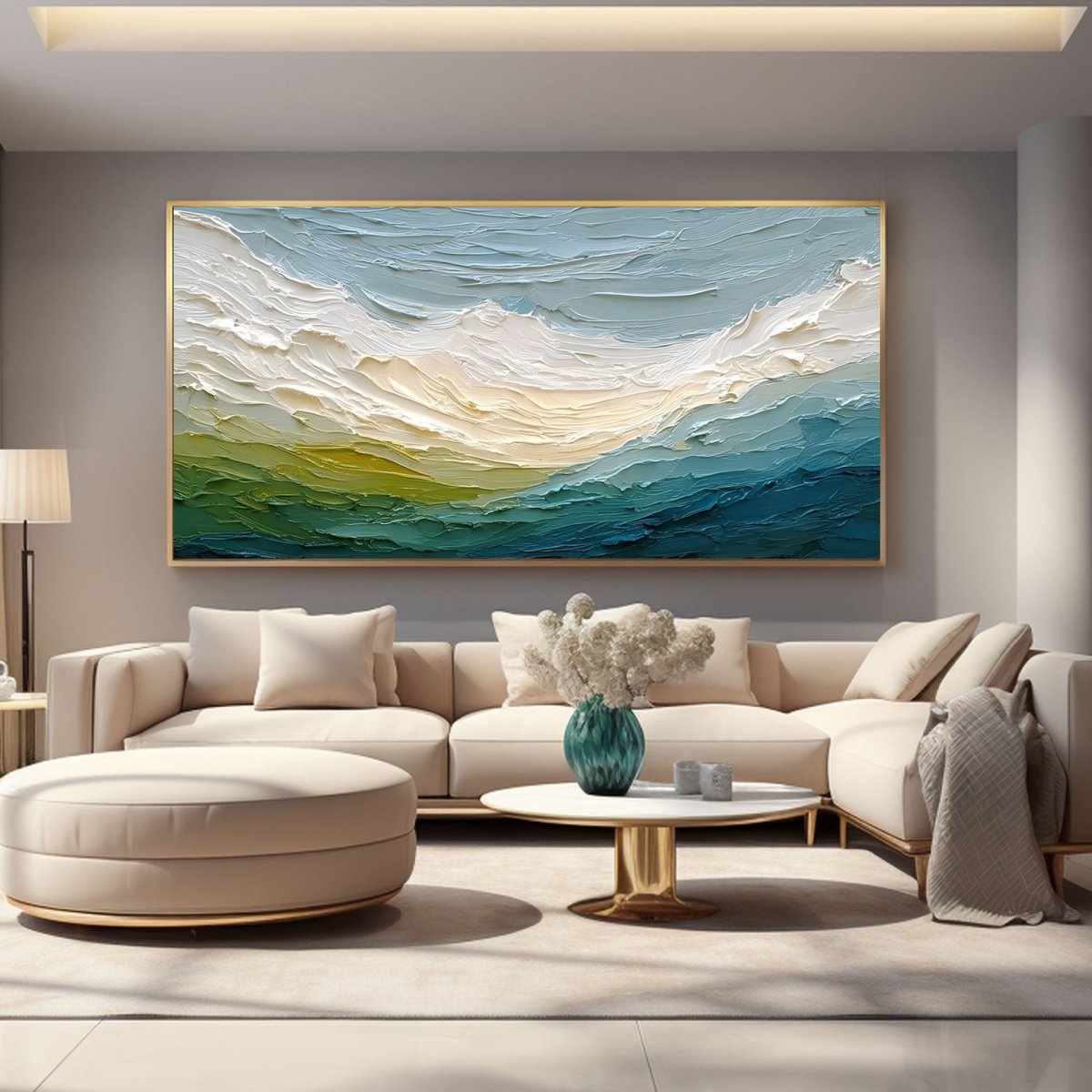Plaster art texture PaintingRAB441 - royalbrushart