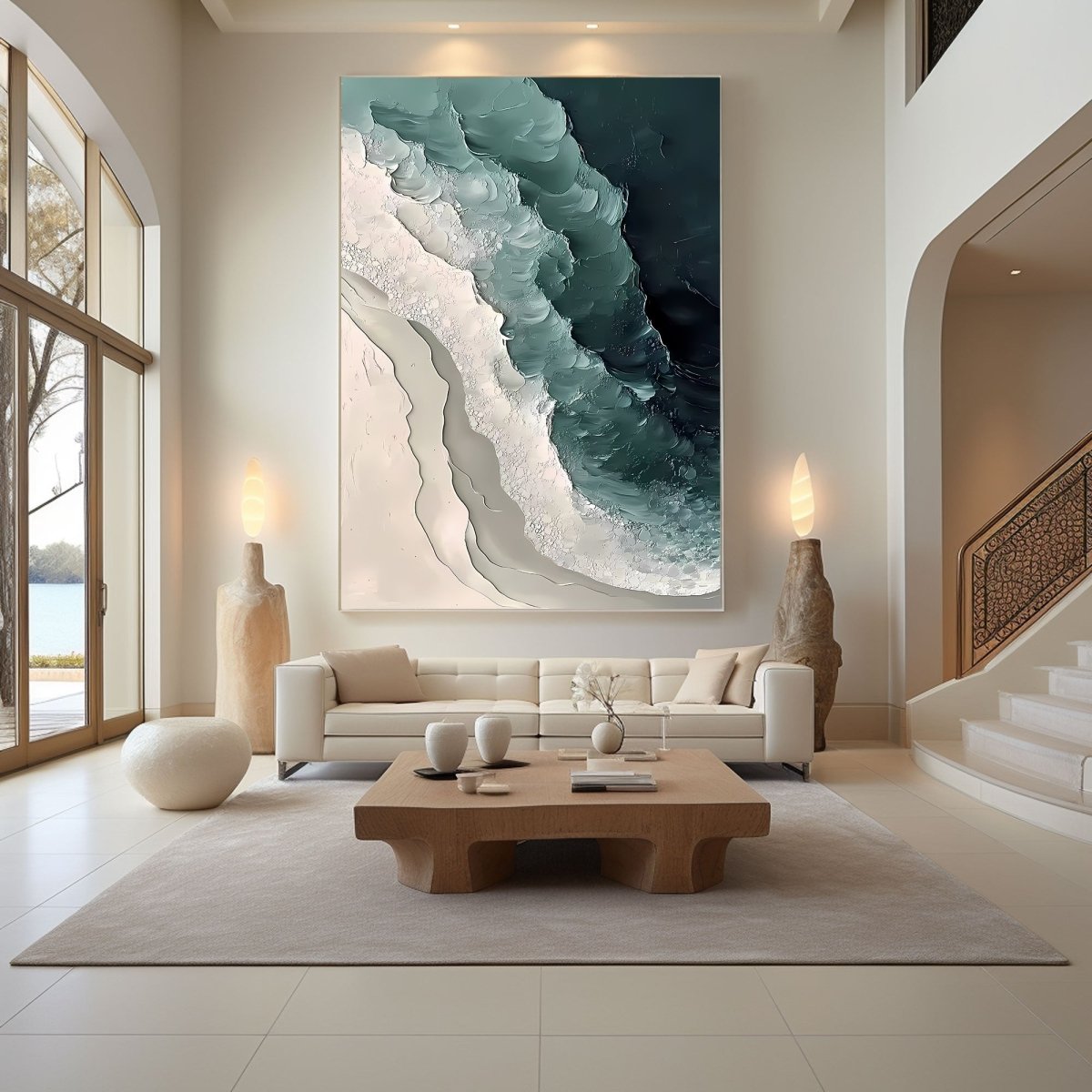 plaster art Texture Painting RAB364 - royalbrushart